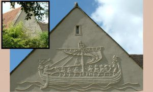 Five metre by four metre design inspired by the Bayeux tapestry