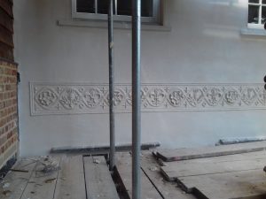 Frieze around house Cambridgeshire