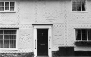 Figure 14 Raised panel parget in Clare, Suffolk