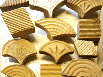 Figure 31 Dave Lewis' parget stamps